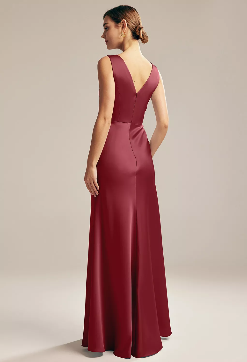 AW Maura Burgundy  Bridesmaid Dresses